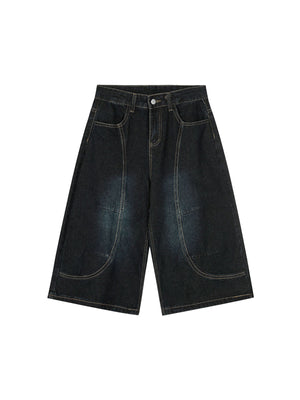 Cleanfit Stitched Barrel Jorts