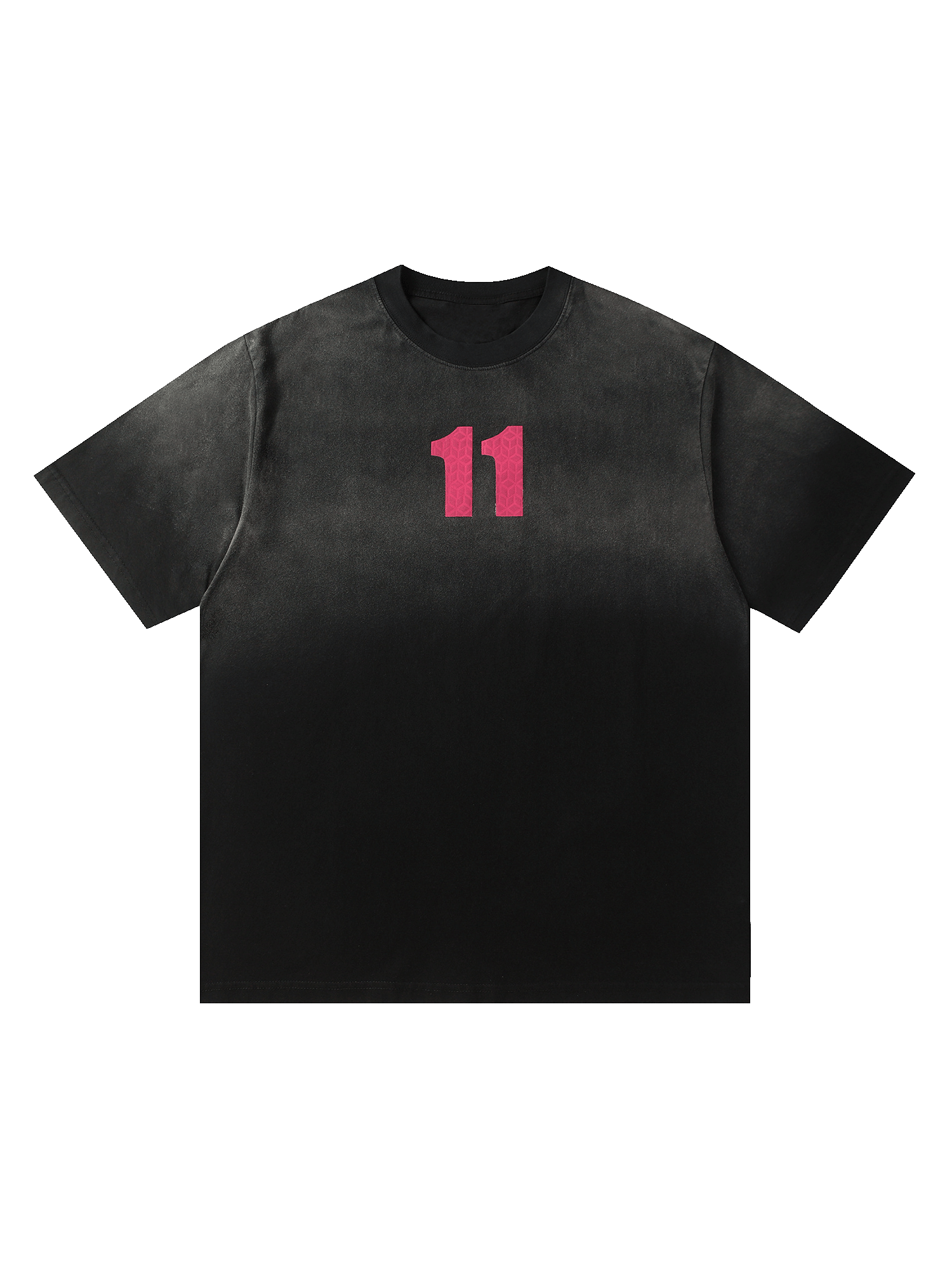 Thesupermade Washed Print 11 Street Rap T-Shirt