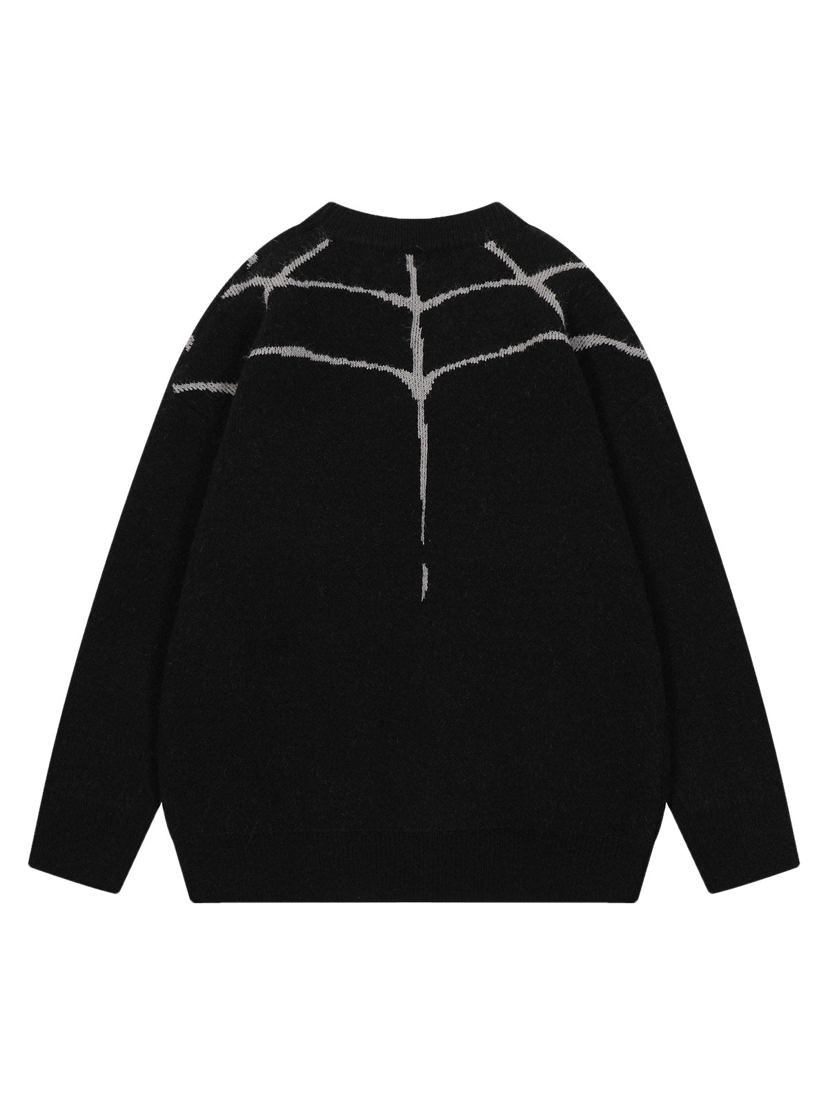 Thesupermade Spider&Heart Knit Crew Neck Sweater - 2323