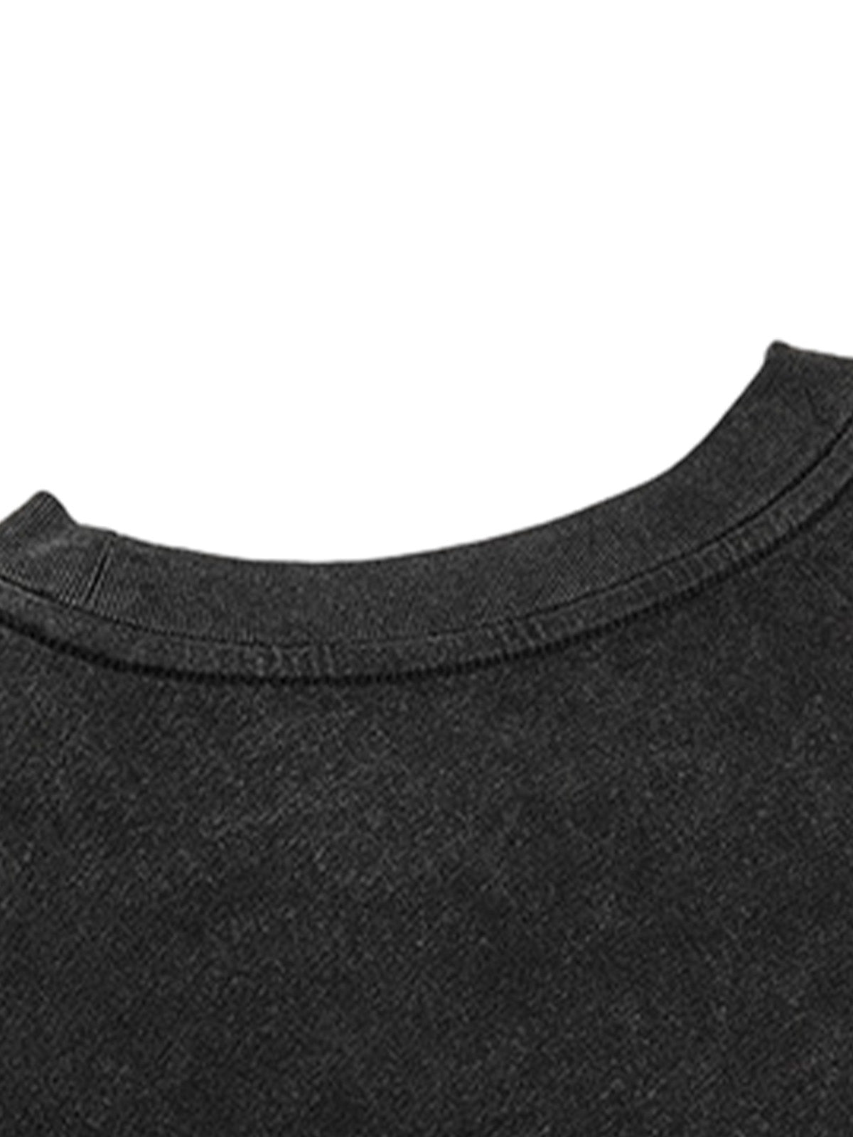 T-Shirt mit Rundhalsausschnitt und Graffiti-Print