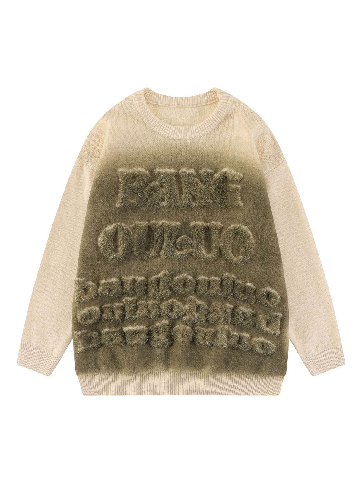 Thesupermade – Pullover mit Rundhalsausschnitt und Retro-Farbverlauf
