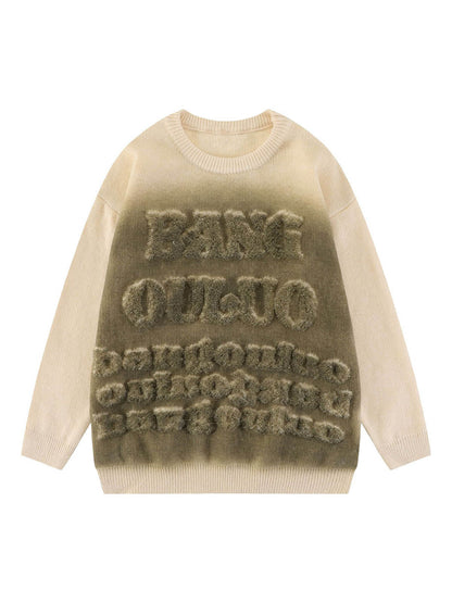 Thesupermade – Pullover mit Rundhalsausschnitt und Retro-Farbverlauf
