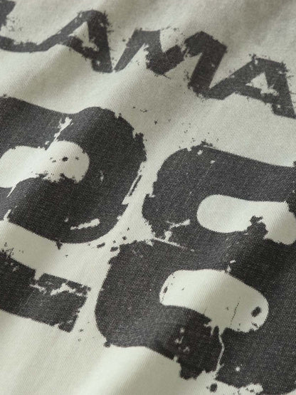 T-shirt moto dégradé teint sale