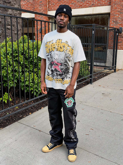 T-Shirt mit Street-Grafikprint