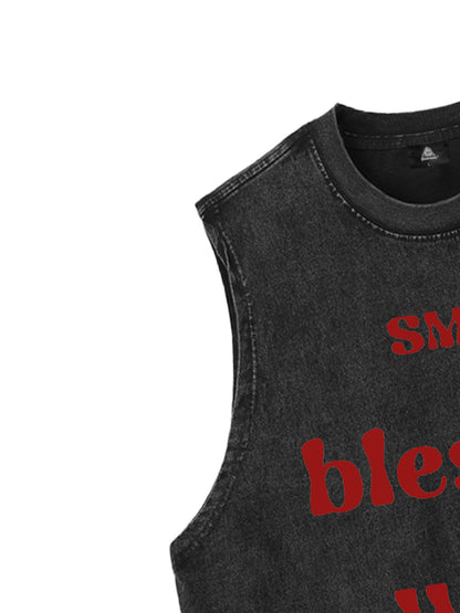 Original "Blessed With Scars" Slogan Vest