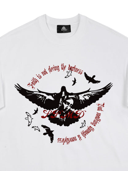 Original Vintage Washed Slogan Graphic T-Shirt