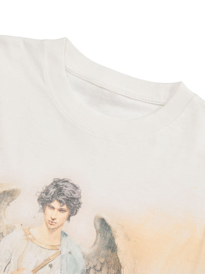 Thesupermade Vintage Angel Graphic Long Sleeve T-Shirt