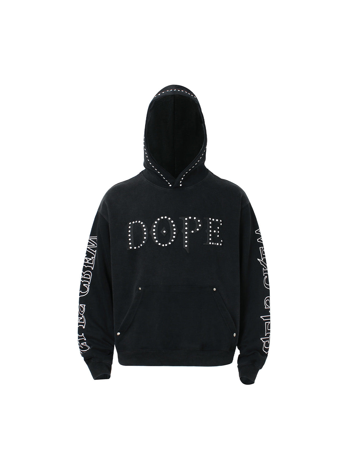 Thesupermade – Mit Nieten verzierte grafische Hoodies 