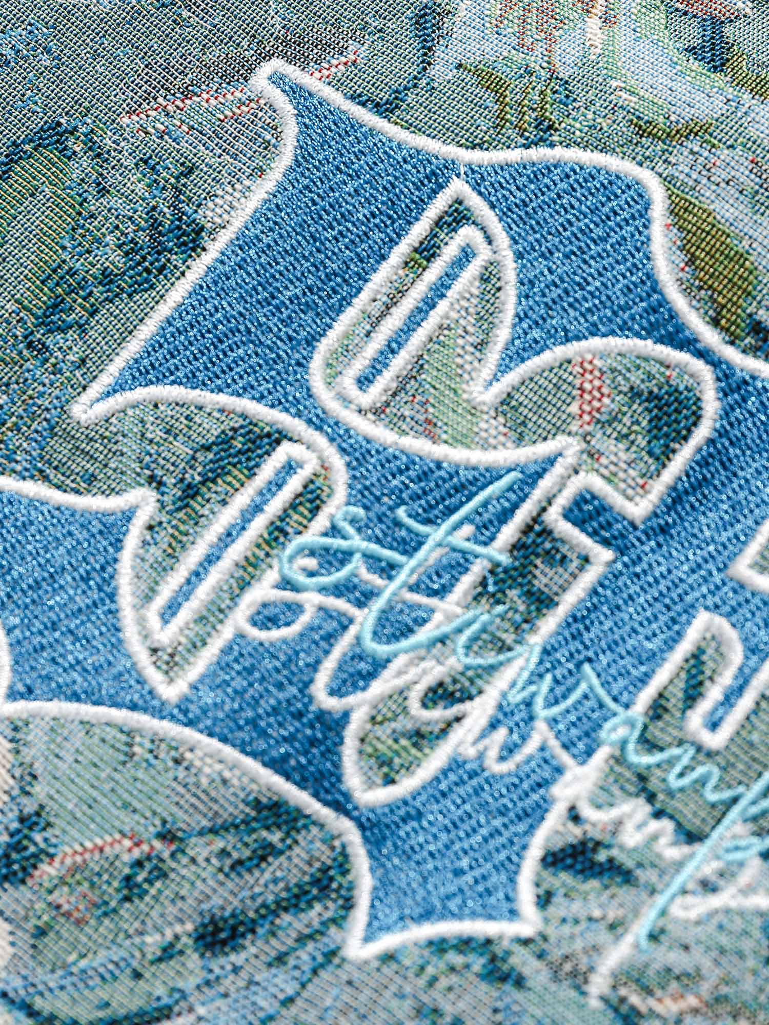 Thesupermade – High Street – Jacquard-Jacke mit Stickmuster 