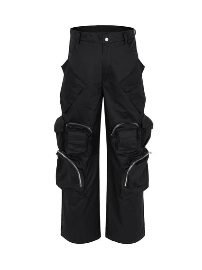 Pantalon cargo fonctionnel multi-poches de style RO