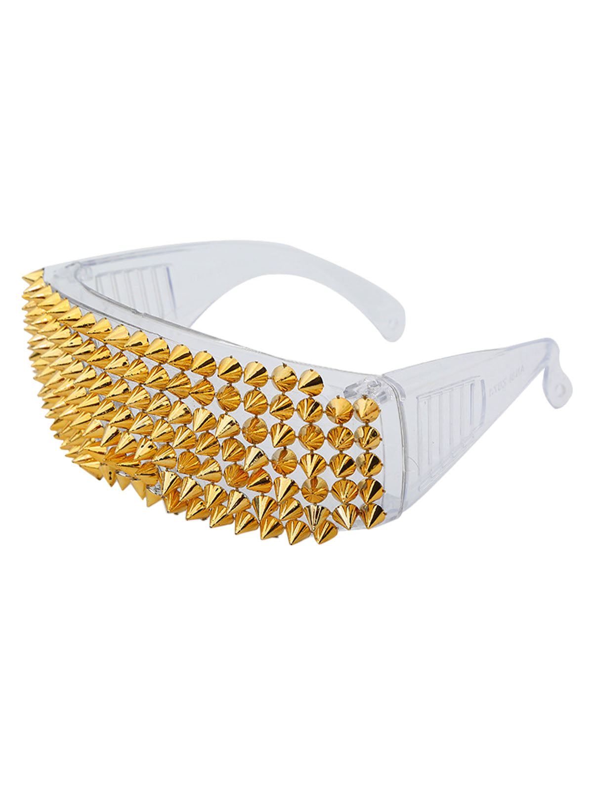 Outdoor-Sonnenbrille mit großem Rahmen und Nieten