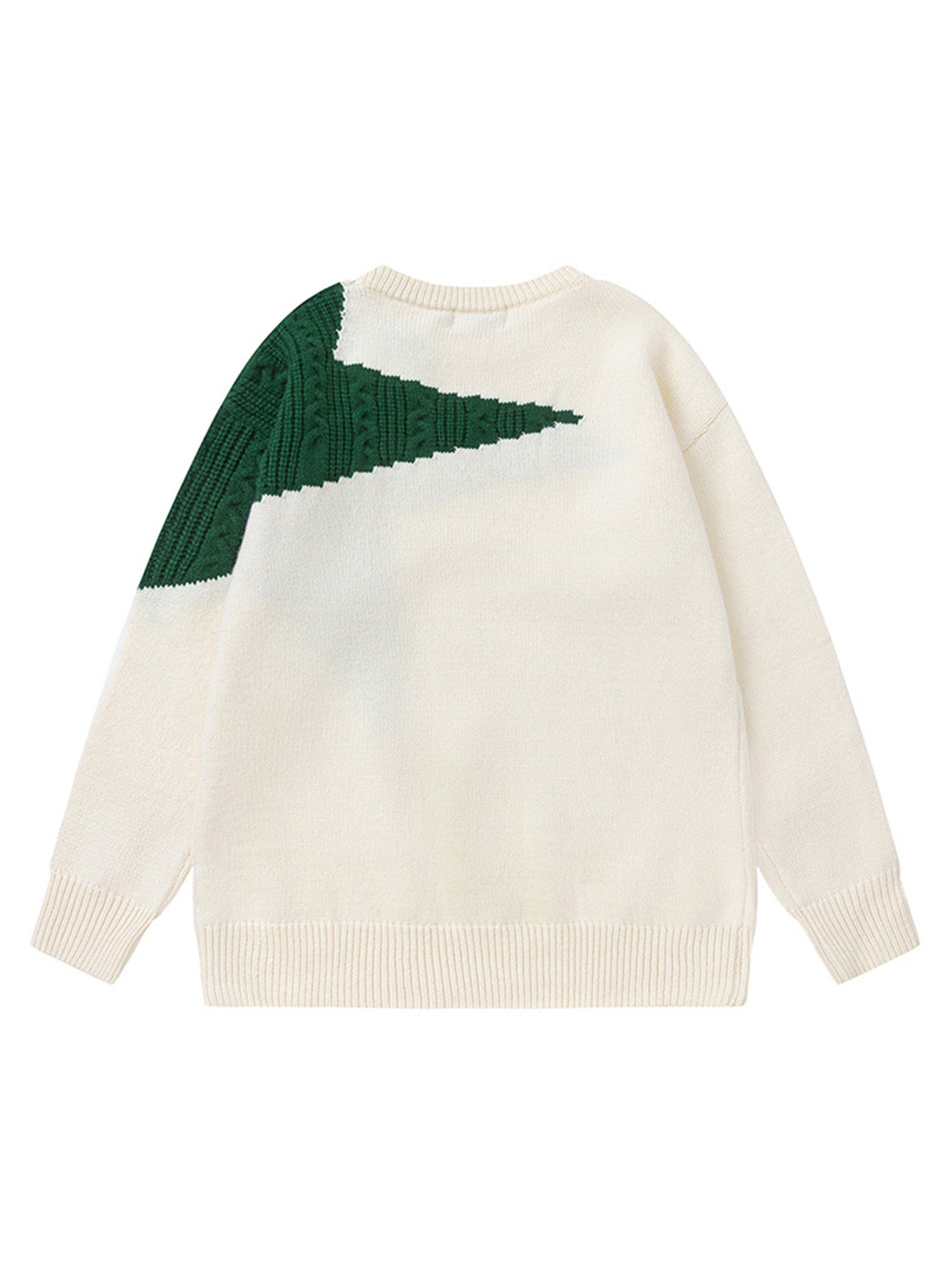 Thesupermade Star Contrast Knit Sweater