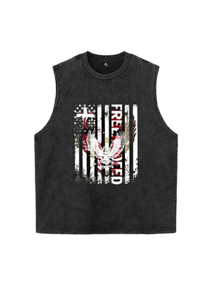 Orginal Eagle Flag Print Vest