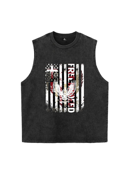 Orginal Eagle Flag Print Vest