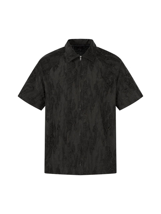 Distressed Ripped Short Sleeve Shirt