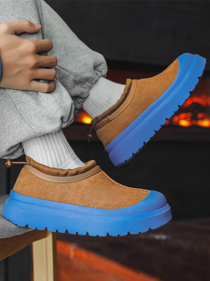 Bottes de neige en fourrure polaire à semelles épaisses Thesupermade