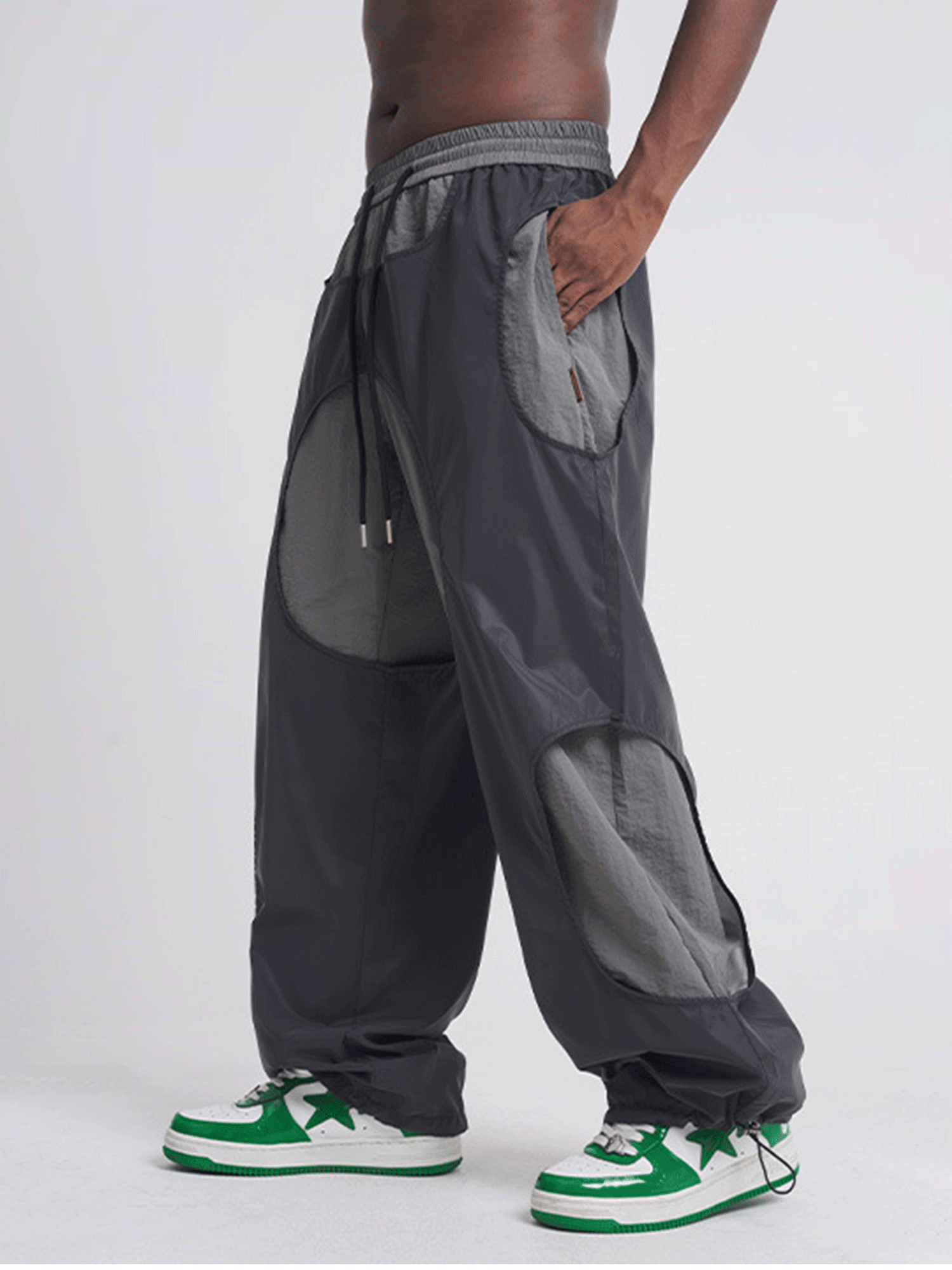 Thesupermade High Street Reflective Double Layer Pants