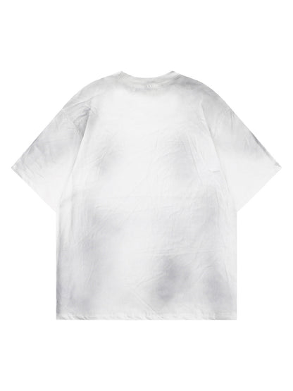 Graffiti Letter Print Oversized T-Shirt