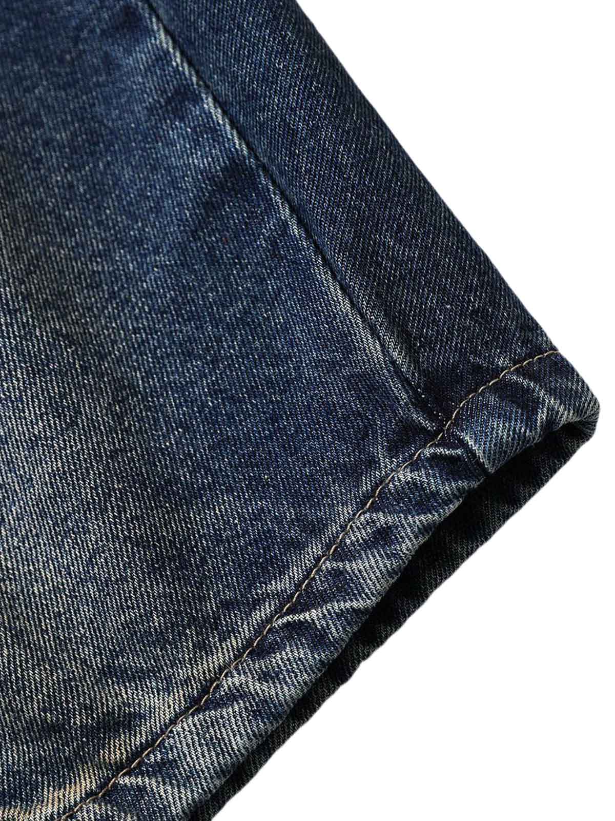 Stark gewaschene Baggy-Barrel-Jeans für Arbeitskleidung – 2337