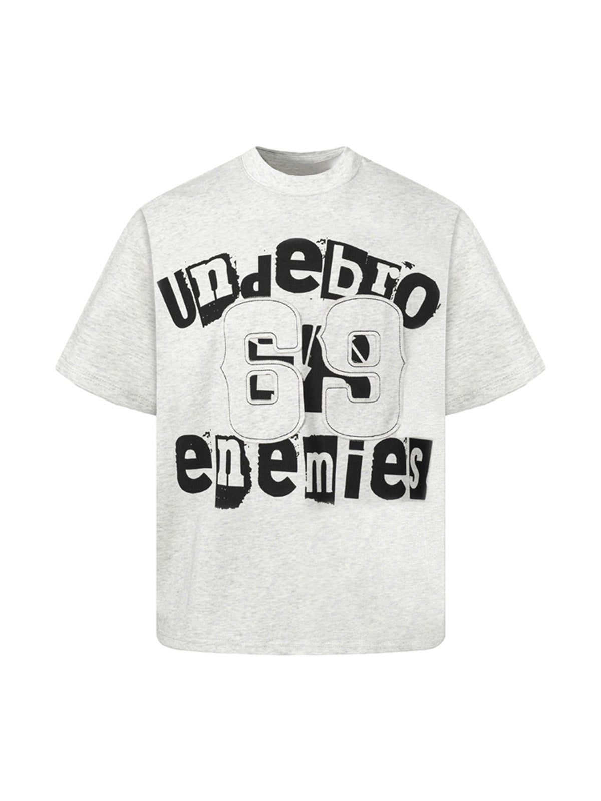 Graphic Patch Letter Print T-Shirt