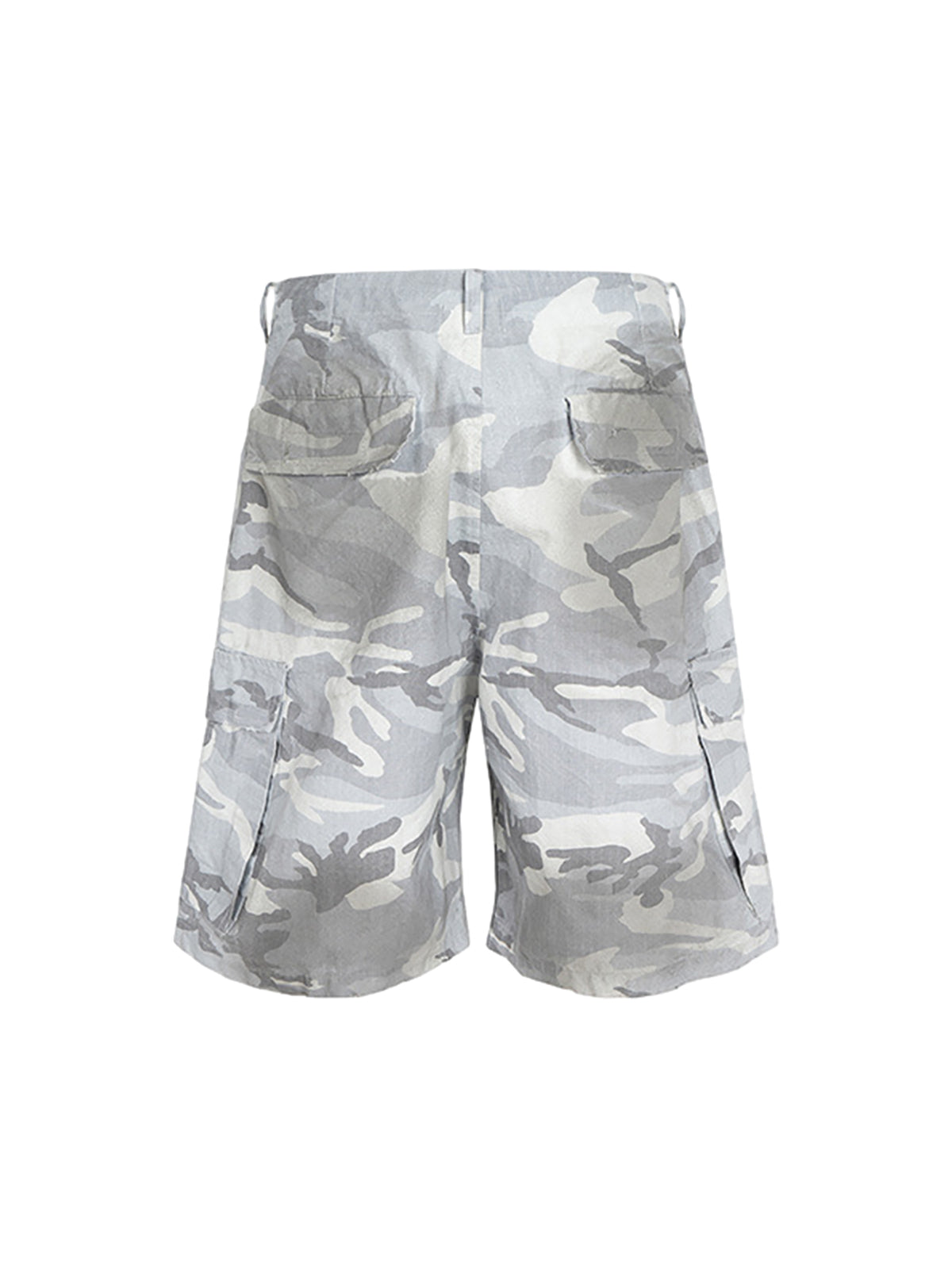 Camouflage-Cargo-Shorts mit Kordelzug