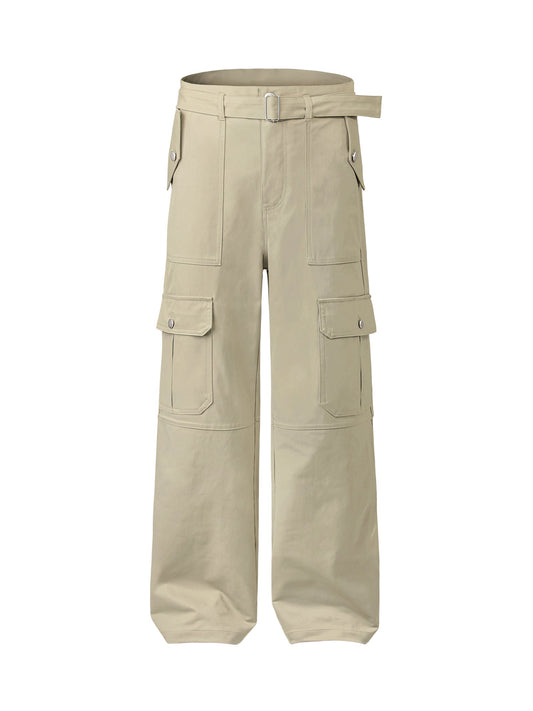 Pantalon cargo décontracté à poches High Street de Thesupermade