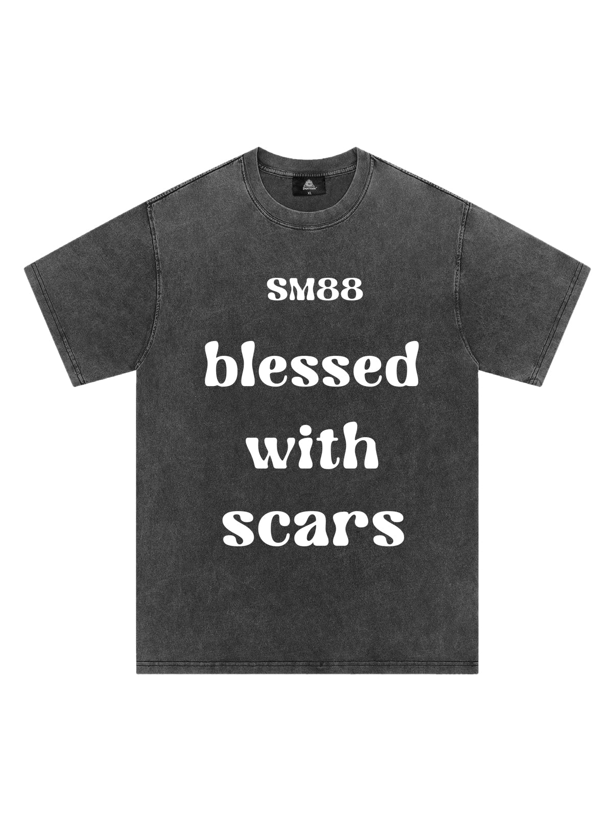 Original "Blessed With Scars" Slogan T-Shirt