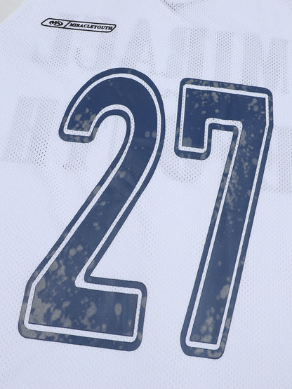 Oversized NO. 27 Sports Jersey T-Shirt