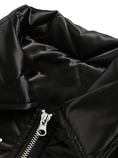 Veste matelassée à lettres et diamants Pearl Letter de Thesupermade