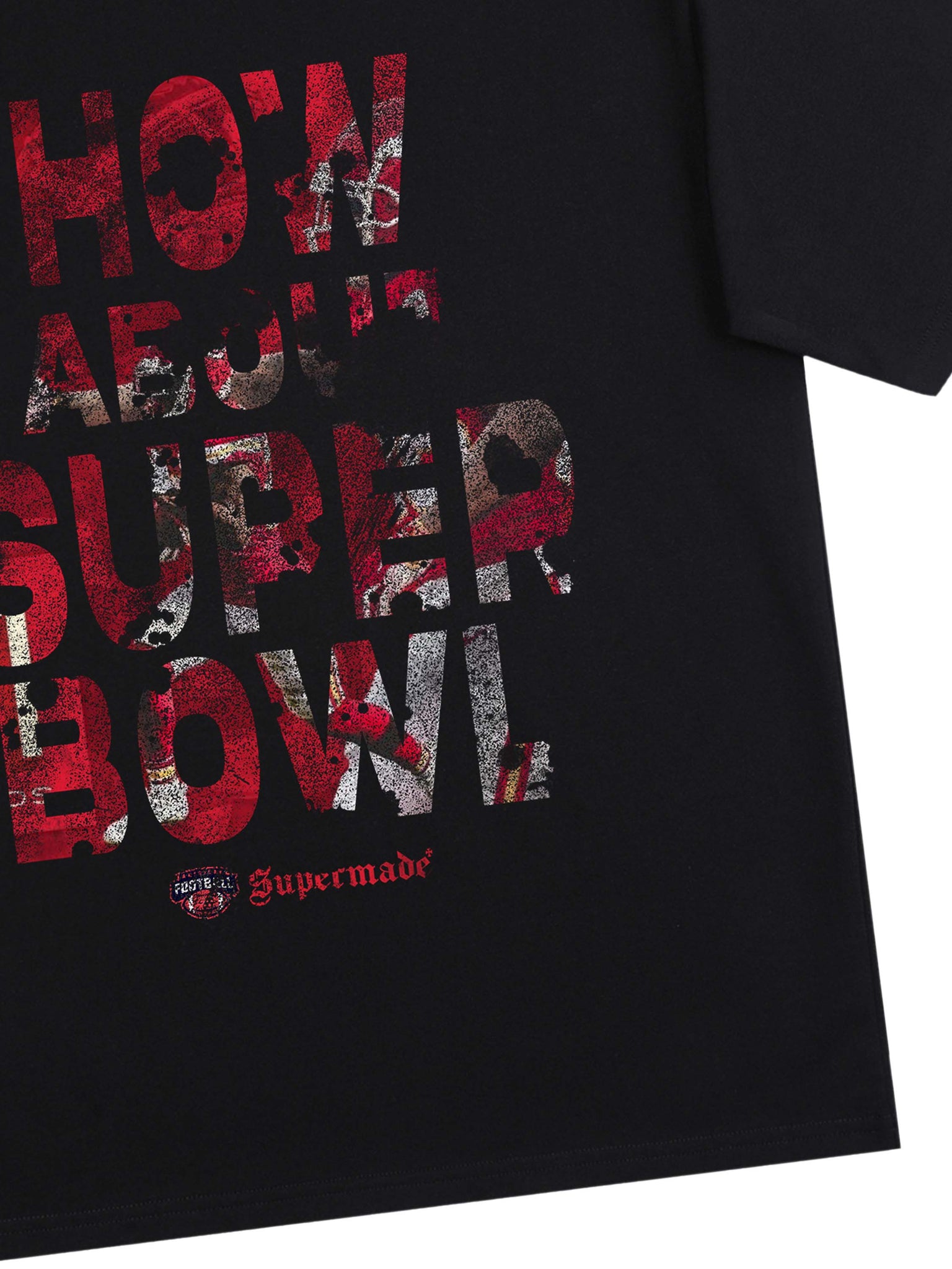 Original Distressed Letters Super Bowl Football Game T-shirt - 2308