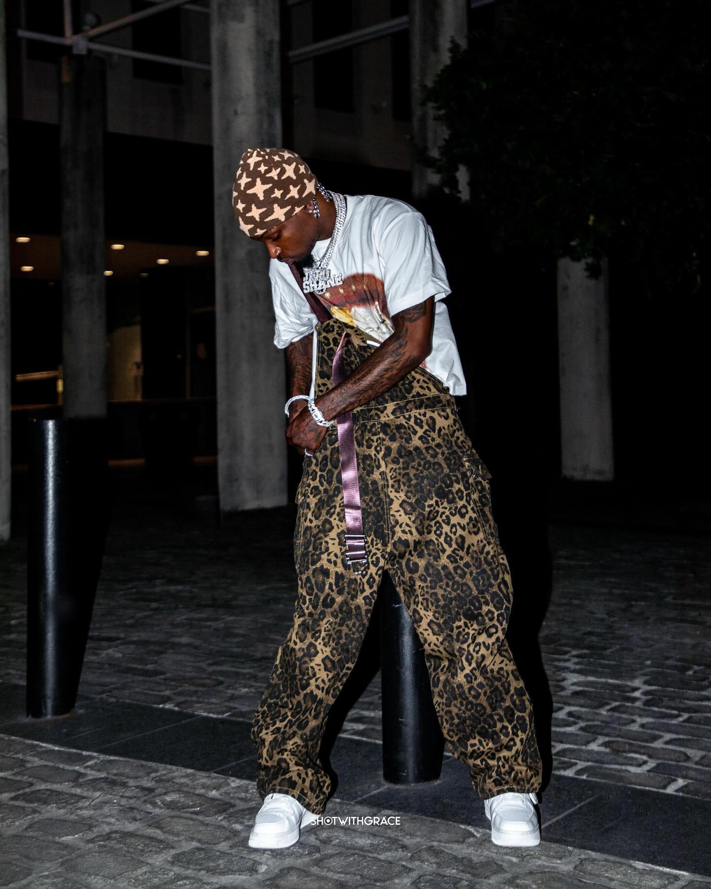 Thesupermade Arbeitsoverall im Streetstyle mit Leopardenmuster – 2020 