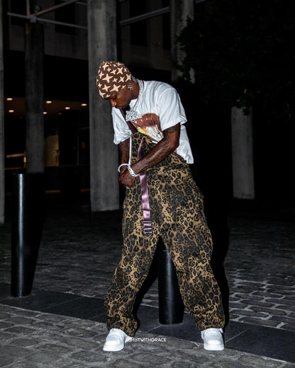 Thesupermade Arbeitsoverall im Streetstyle mit Leopardenmuster – 2020 