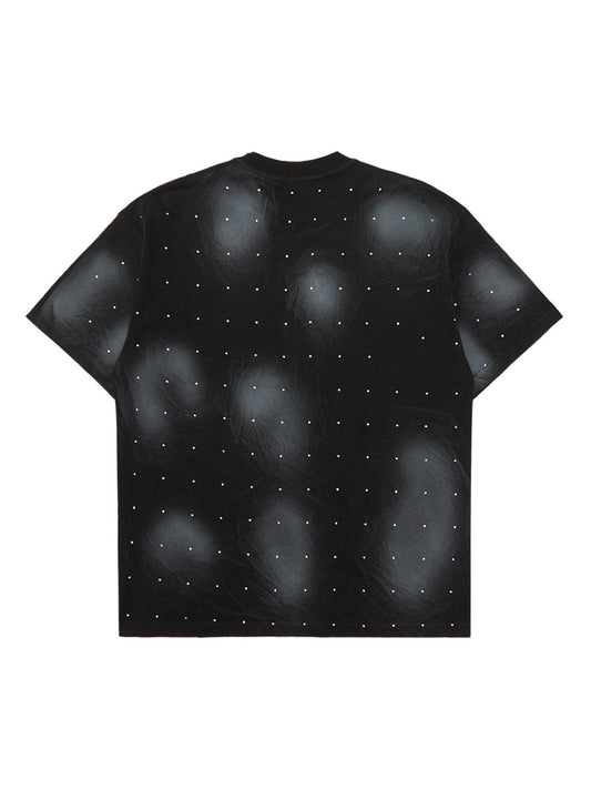 T-shirt rétro à lettres en cristal Thesupermade