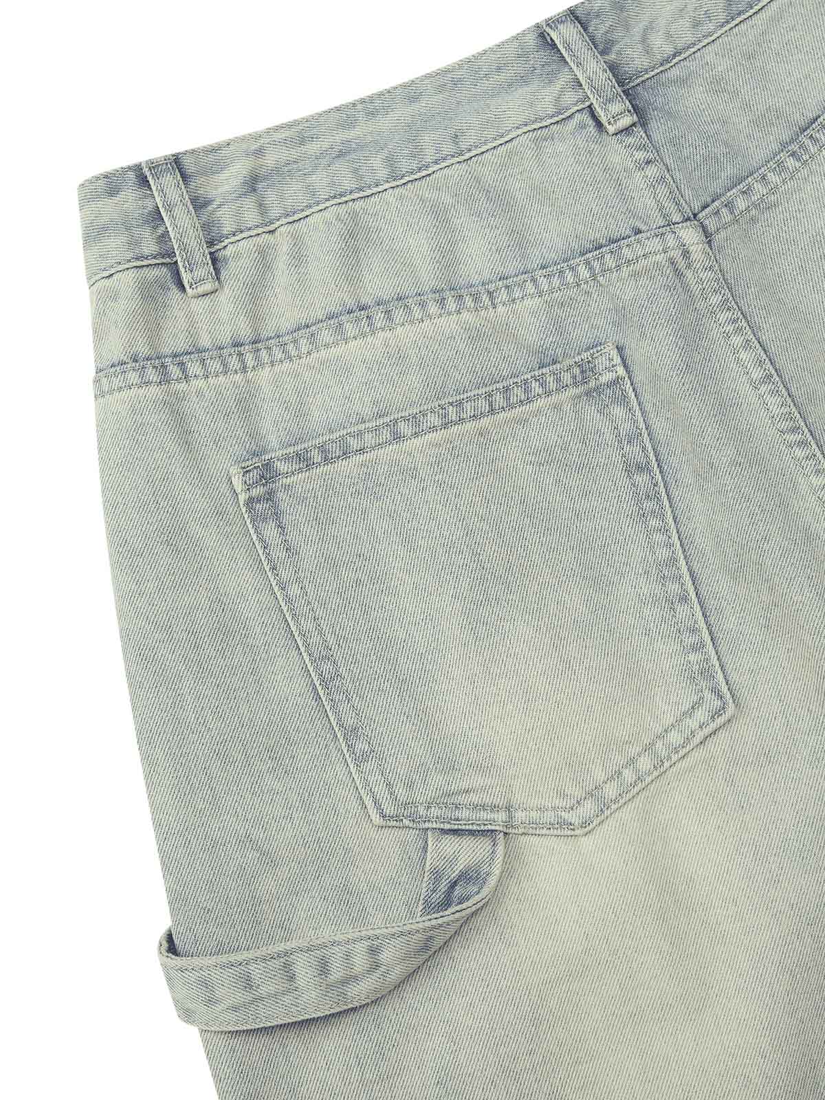 Thesupermade – Verwaschene Hip-Hop-Shorts im Retro-Stil von Thesupermade 