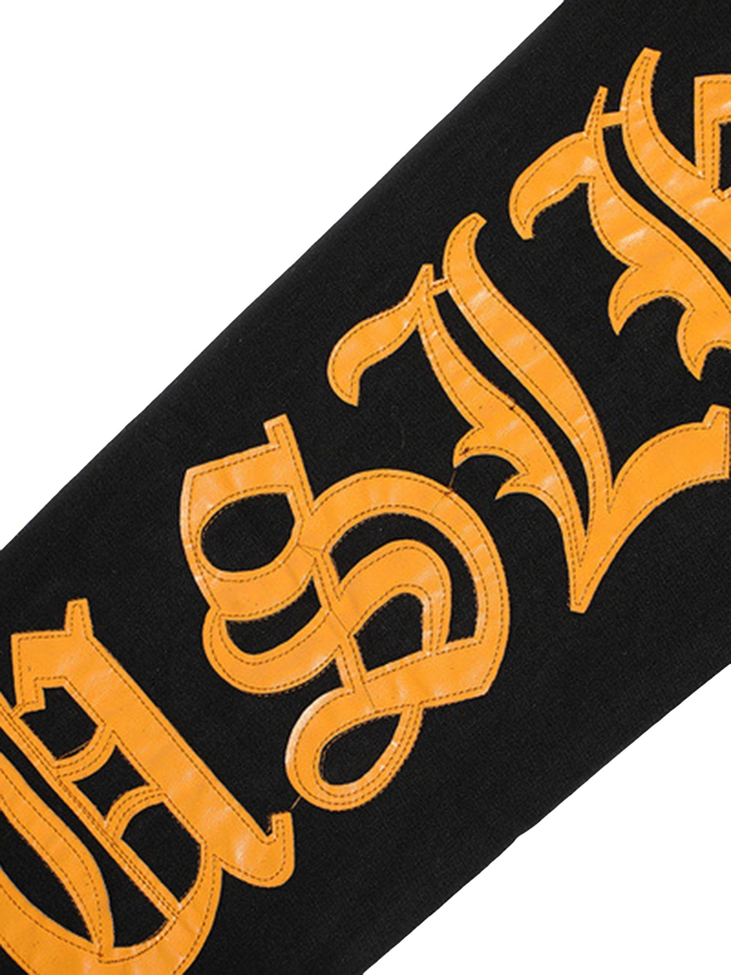 Thesupermade Jeans mit aufgestickten Buchstaben „Burning Text“ – 1478 