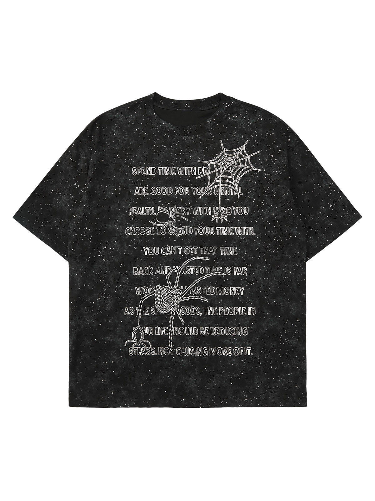 Thesupermade Diamond Star Spider Street Rap T-Shirt