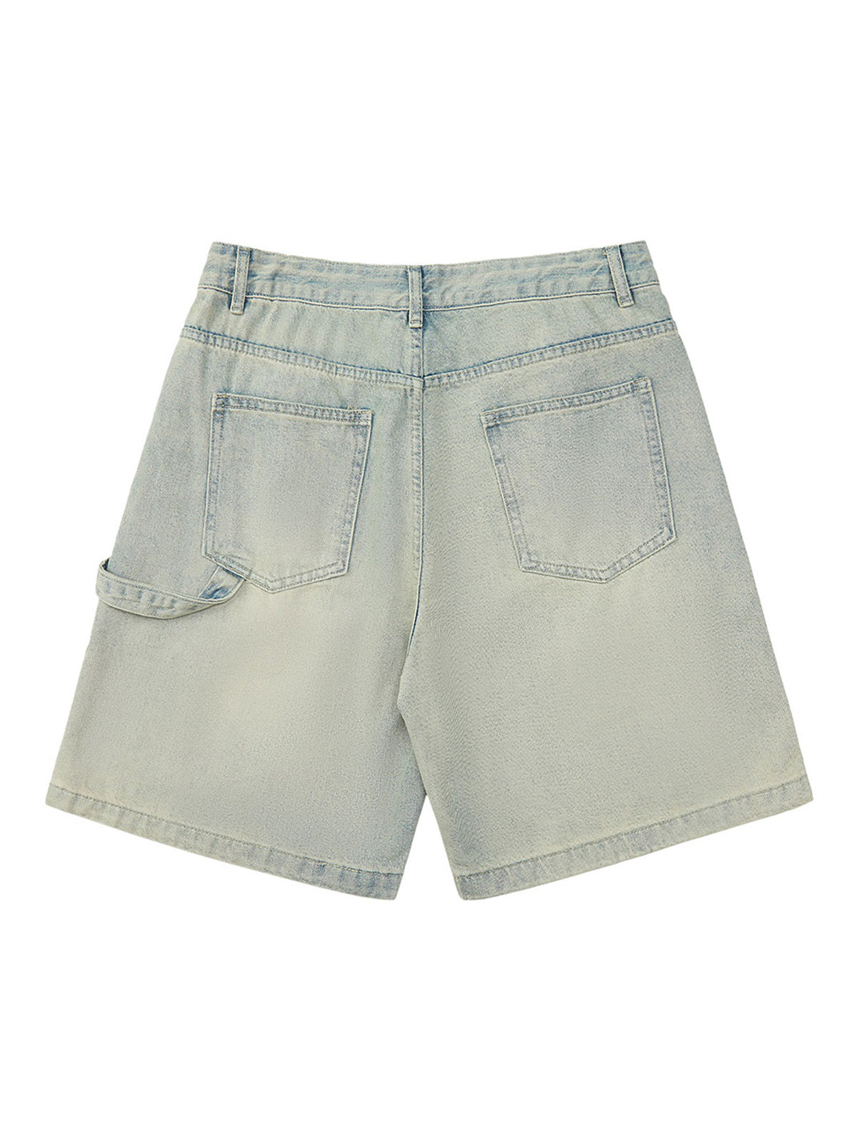 Thesupermade Retro Washed Hip-Hop Shorts