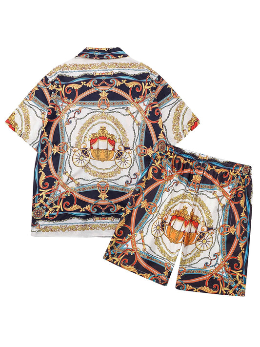 Bedruckte Shorts im High Street Palace-Stil 