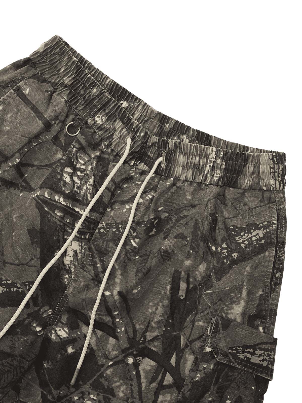 Thesupermade Fallen Leaf Camouflage Pocket Workwear Shorts - 2050