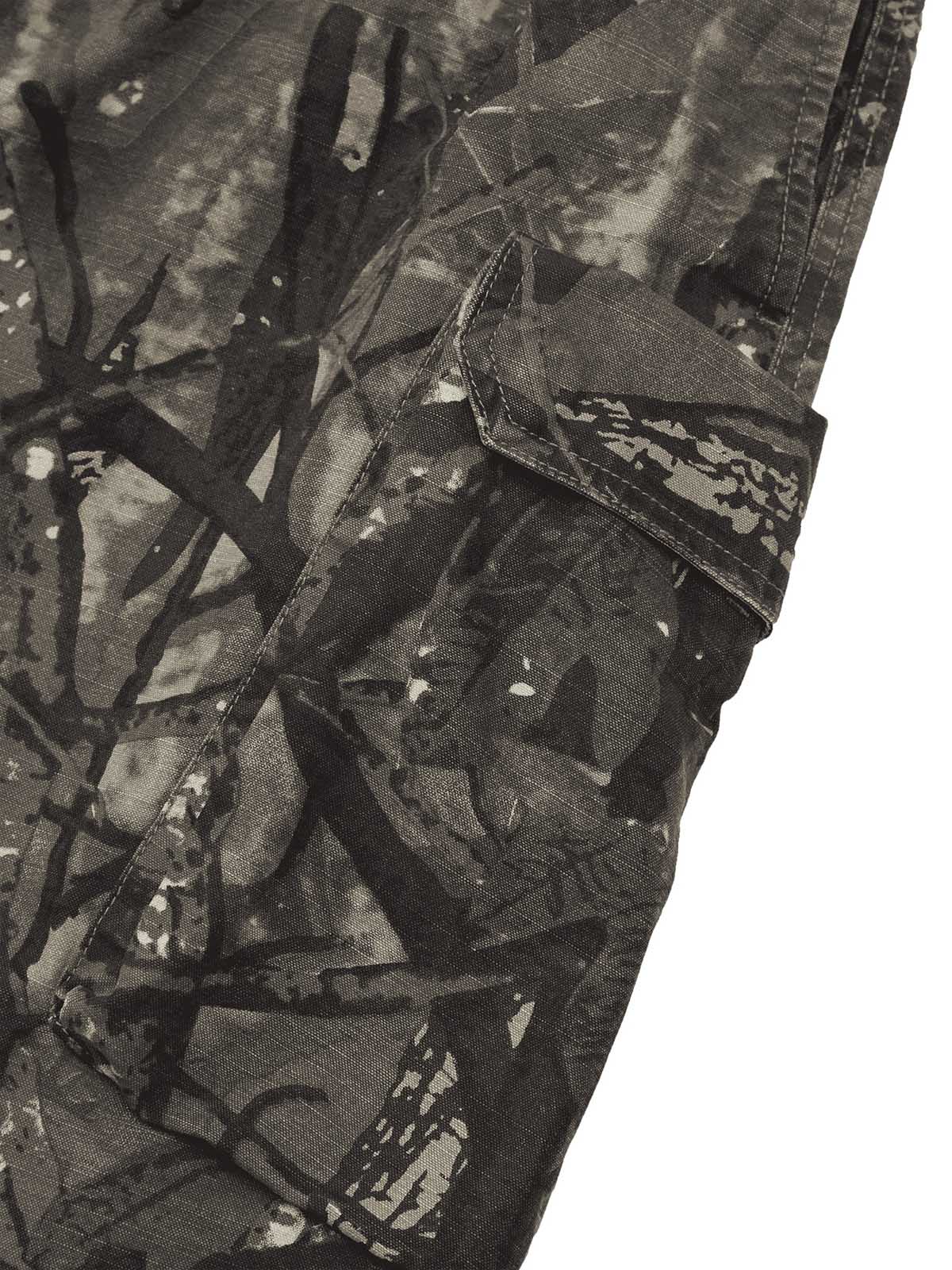 Thesupermade Fallen Leaf Camouflage Pocket Workwear Shorts - 2050