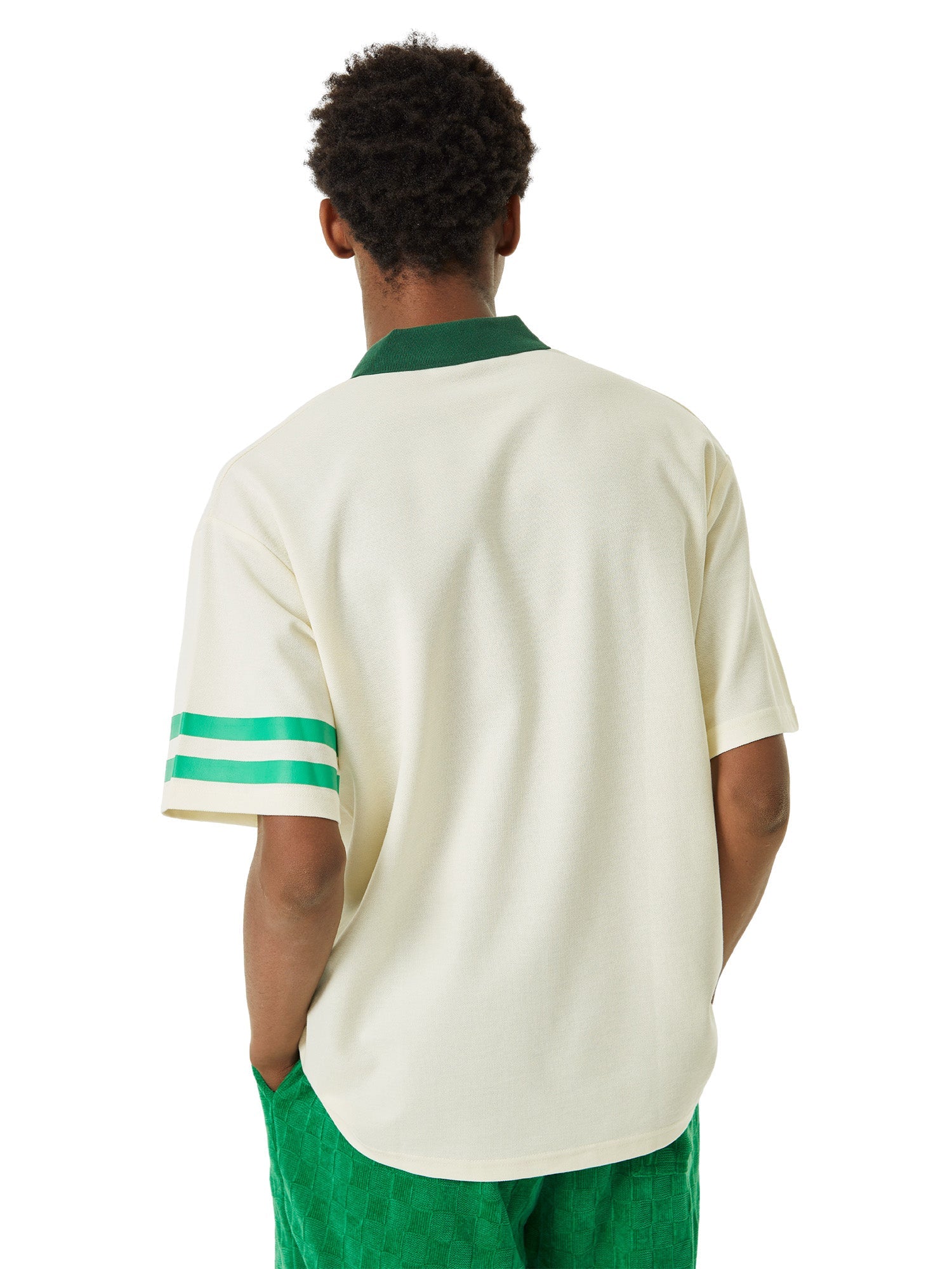 Thesupermade Letter Embroidered Polo Shirt - 1589