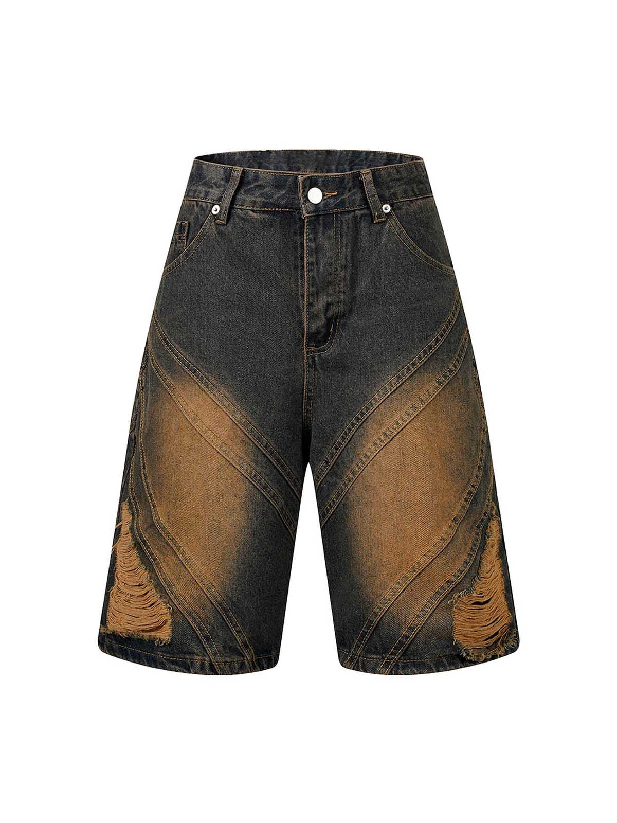 Thesupermade High Street Ripped Denim Shorts