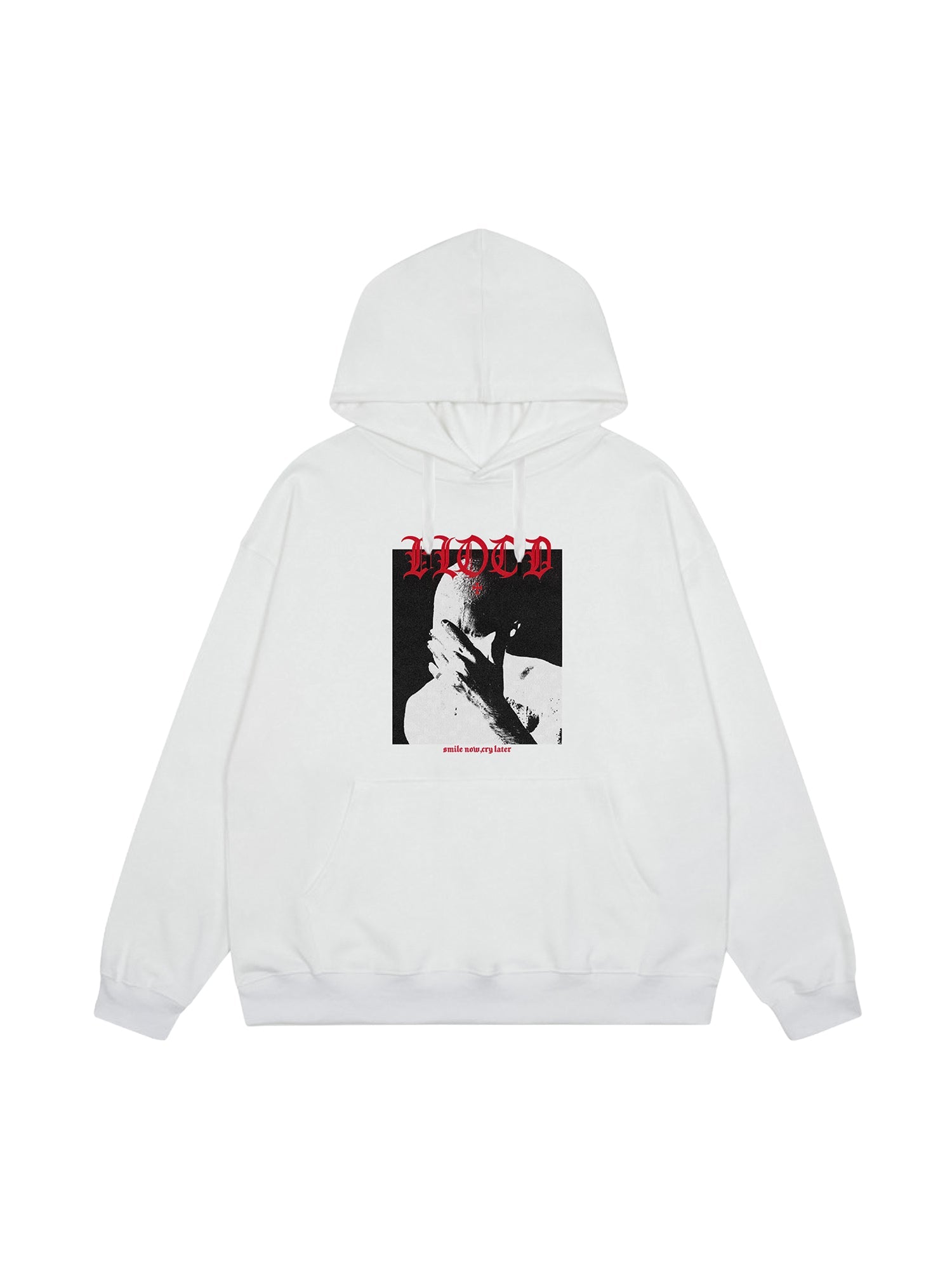 Thesupermade Kapuzenpullover mit Portrait-Print 