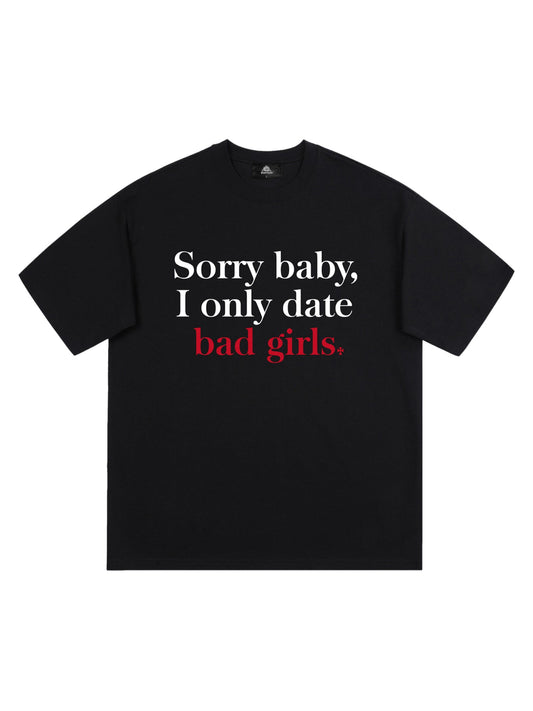 Thesupermade T-Shirt mit lustigem Slogan-Aufdruck – 1799 