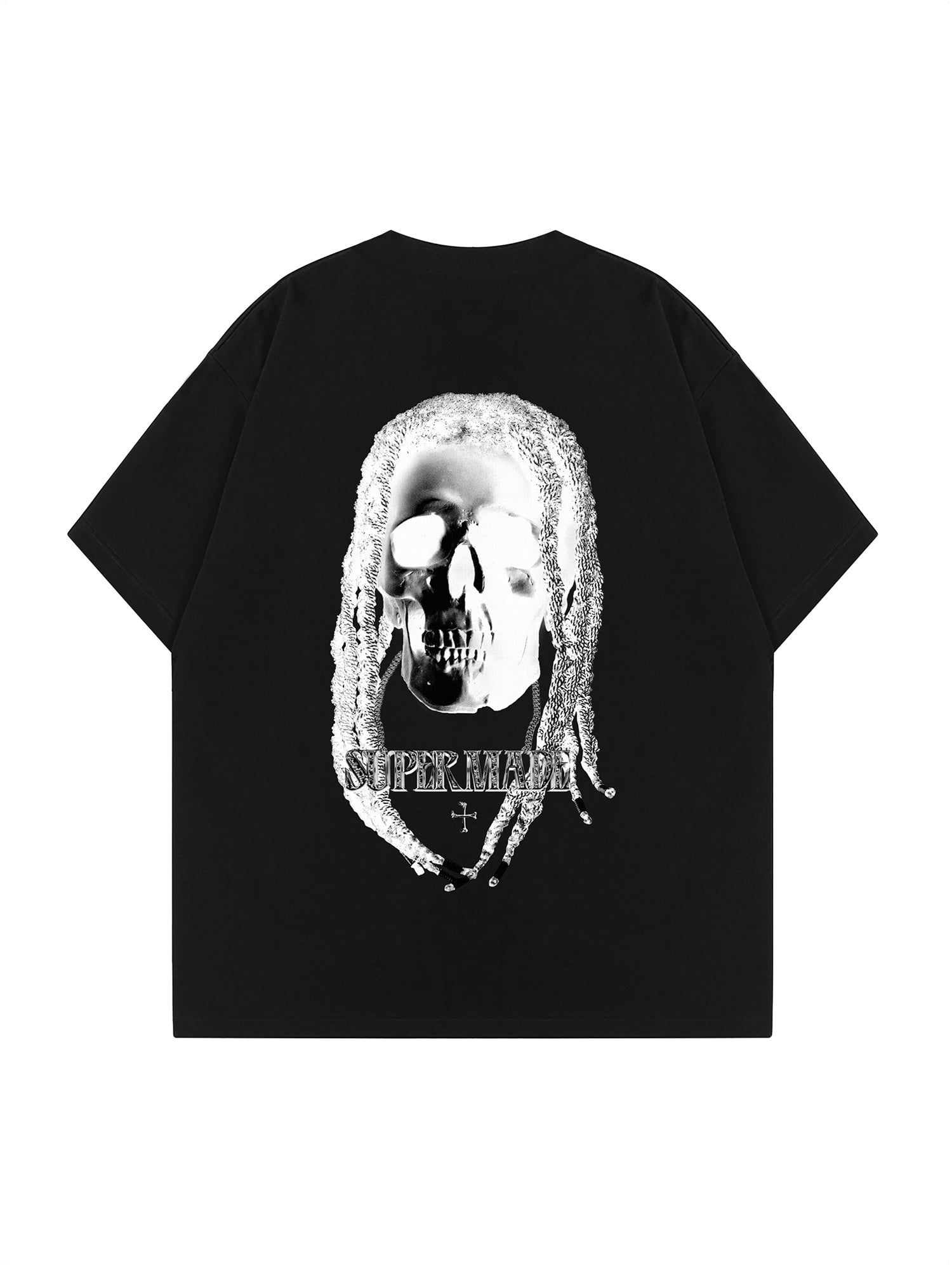 Thesupermade Skull Print T-shirt