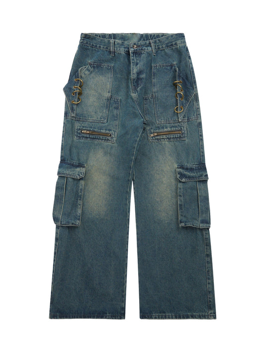 Jean multi-poches ultra-résistant de la marque Thesupermade High Street