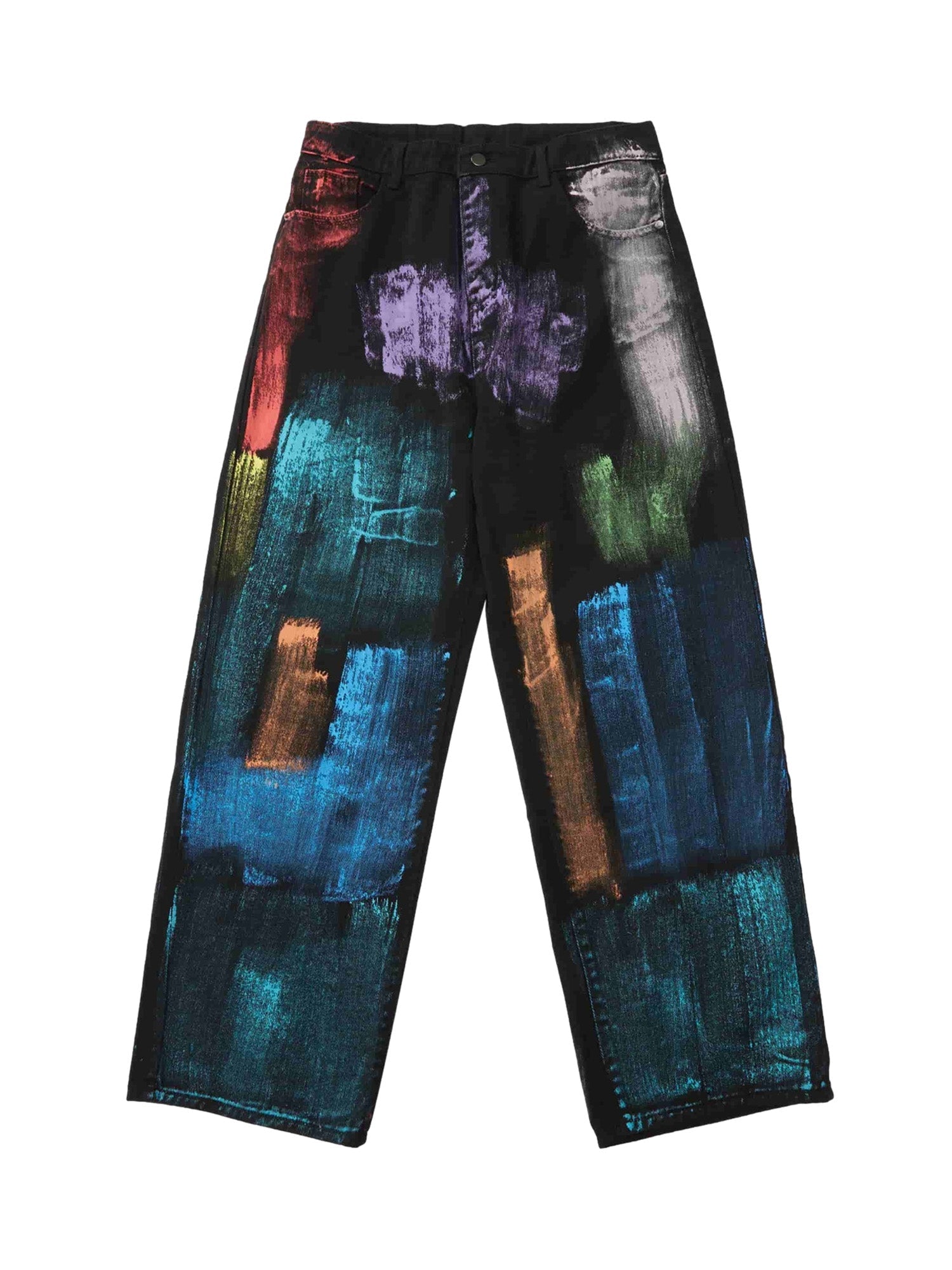 Thesupermade Watercolor Print Jeans - 1582