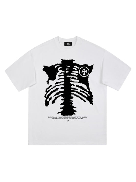 T-shirt imprimé tête de mort Thesupermade