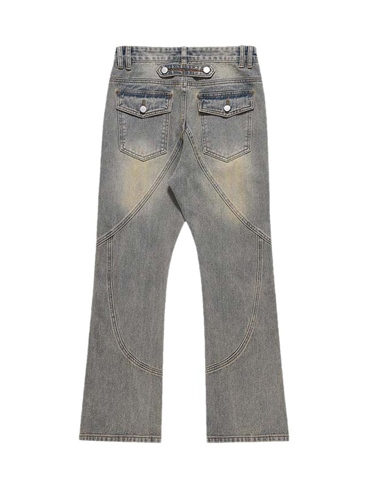Le jean patchwork supermade et usé