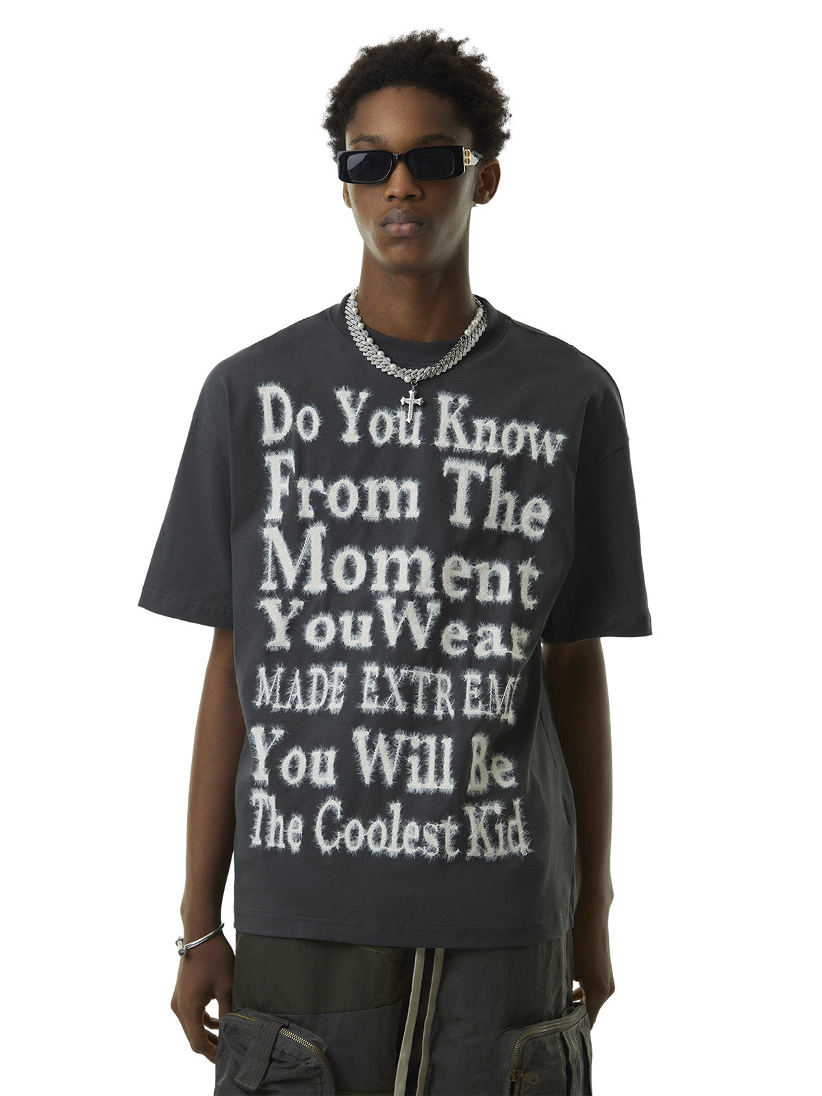 Thesupermade Furry Funny Slogan Street Rap T-shirt - 2053